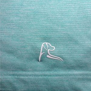 Men’s Rhoback size Large long sleeve athletic shirt. Teal/green color